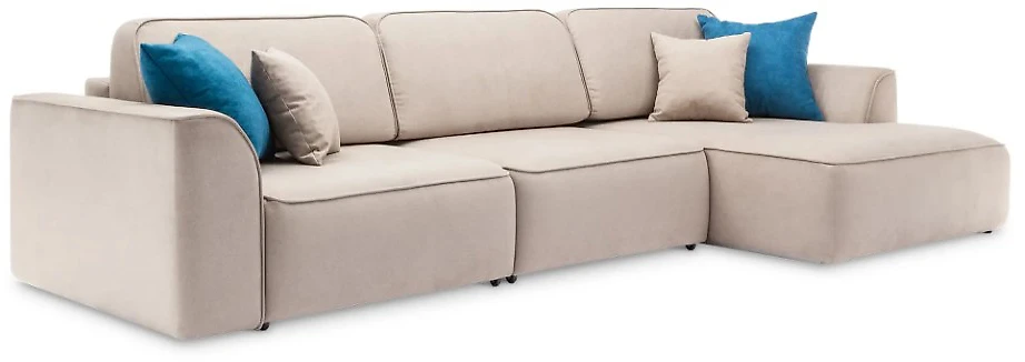 Угловой диван с левым углом Тибр Беж