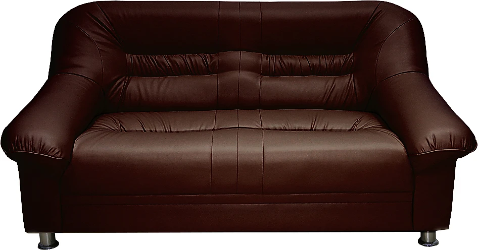 Раскладной кожаный диван Карелия-2 (Честер-2) Браун СПБ