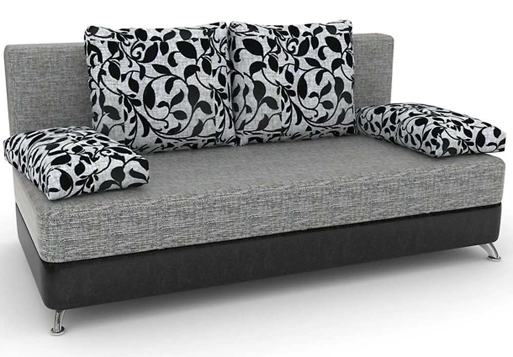 диван со спальным местом 140х200 Рига (Парма) Грей Флауэрс