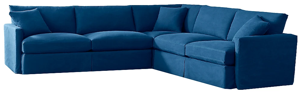 Угловой диван с механизмом пантограф Марсия-2 Блу