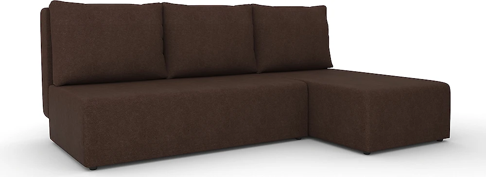 Угловой диван с левым углом Сеул Браун