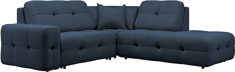 Угловой диван с пуфом Спилберг-1 Нави