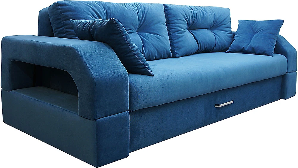 Синий диван еврокнижка Манчестер-07 СПБ