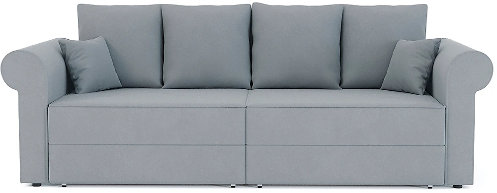 Прямой диван серого цвета Флоренция Дизайн 12