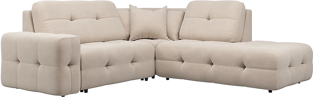 Угловой диван с левым углом Спилберг-1 Крем