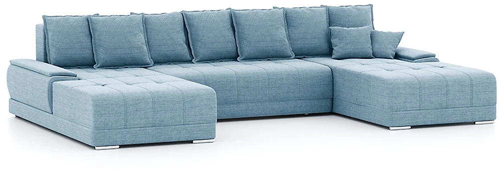  угловой диван с оттоманкой Nordviks П-образный Кантри Дизайн-7