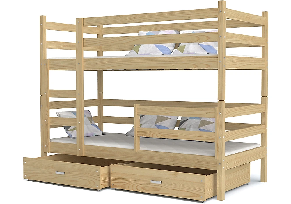двухъярусная кровать для детей Домик-2 двухъярусная