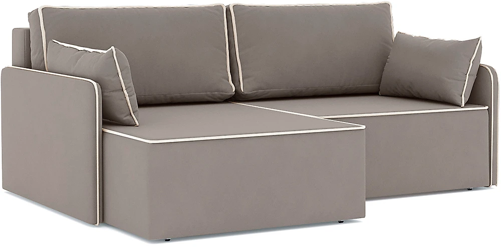 Угловой диван эконом класса Блюм Плюш Дизайн-7