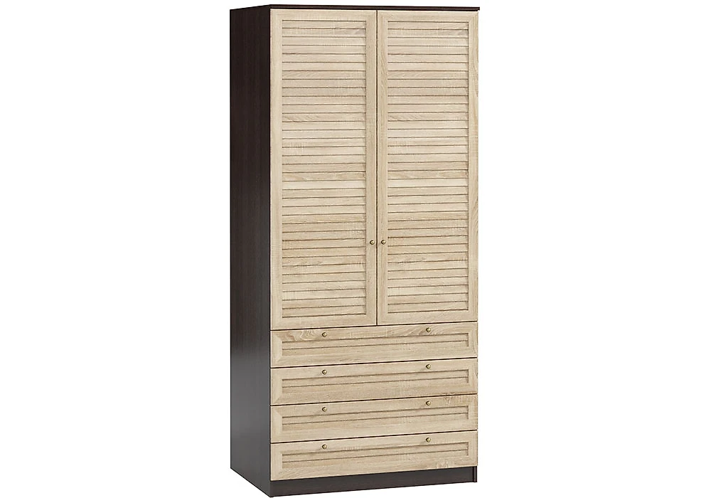 Распашной шкаф 60 см Кантри 2.4 (Мини) Дизайн-3
