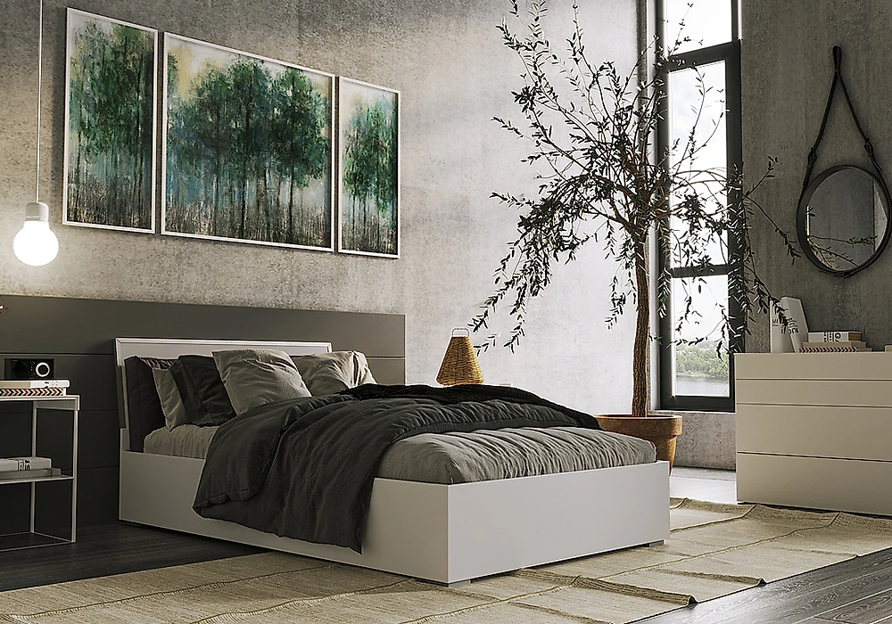 Кровать в современном стиле Теона - Афина 160х200 с матрасом