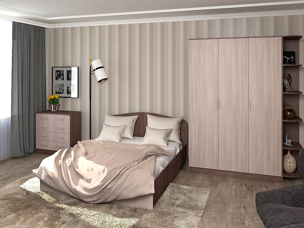 Модульная спальня  Тавла-15 Л Дизайн-2