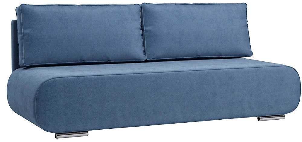 Синий прямой диван Лаки (Савит) Дизайн 3