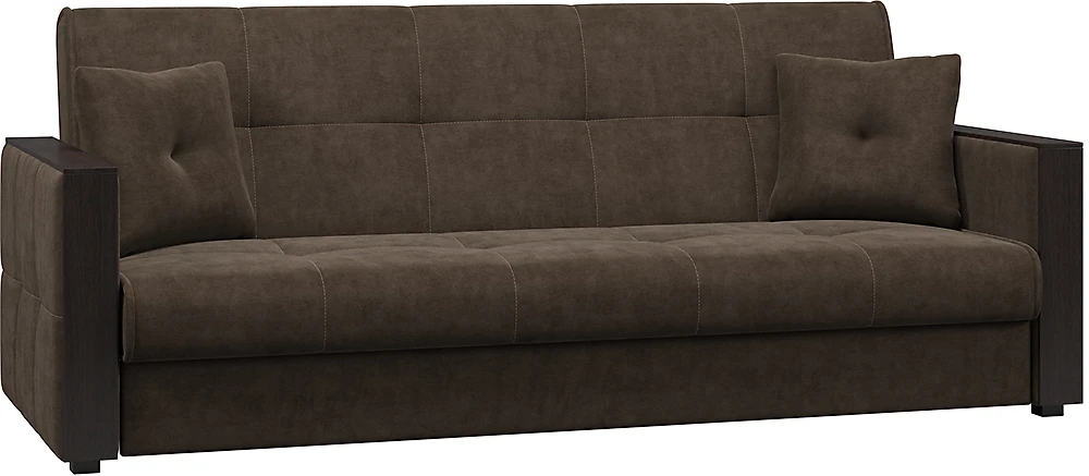 Зелёный диван-кровать Валенсия Плюш Шоколад книжка