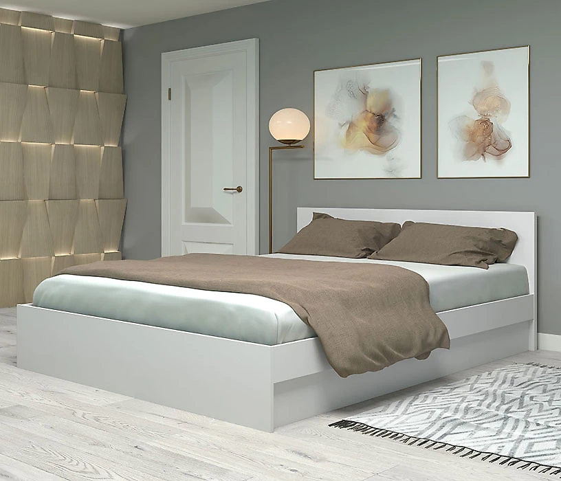 Двуспальная кровать Фреш КРФР-4-1600 Дизайн-1