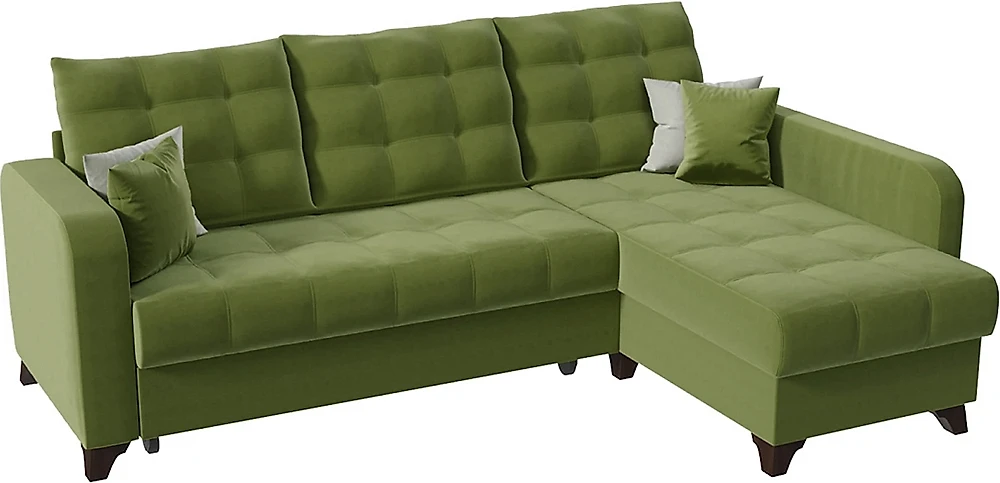 Угловой диван с левым углом Беллано (Белла) Грин