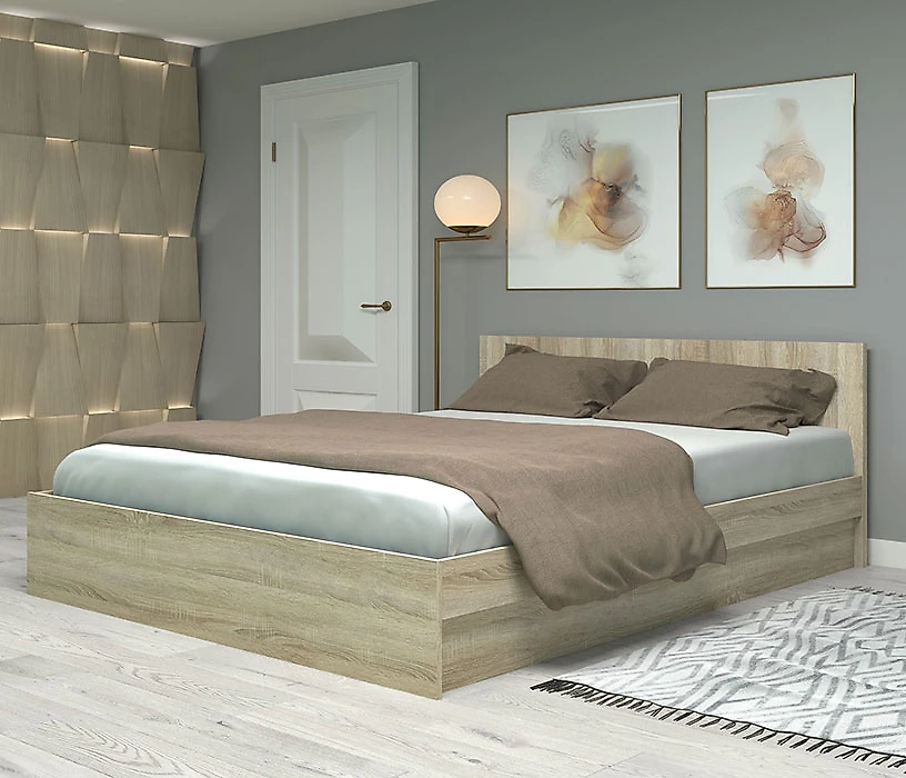 Двуспальная кровать Фреш КРФР-4-1600 Дизайн-2