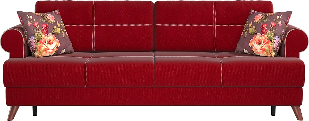 Красный диван Аманда Бордо