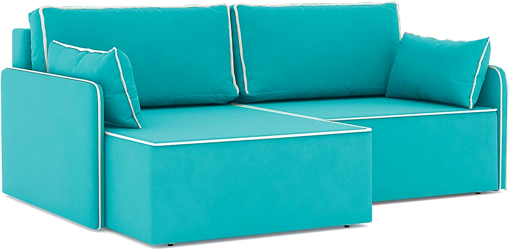 Угловой диван с подушками Блюм Плюш Дизайн-1