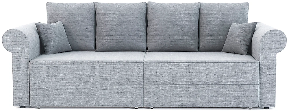 Прямой диван серого цвета Флоренция Дизайн 5