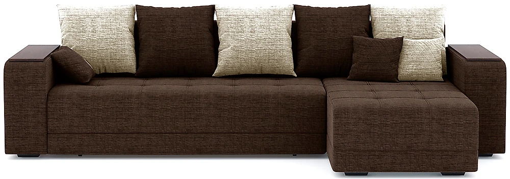 Угловой диван с подушками Дубай Кантри Дизайн-5