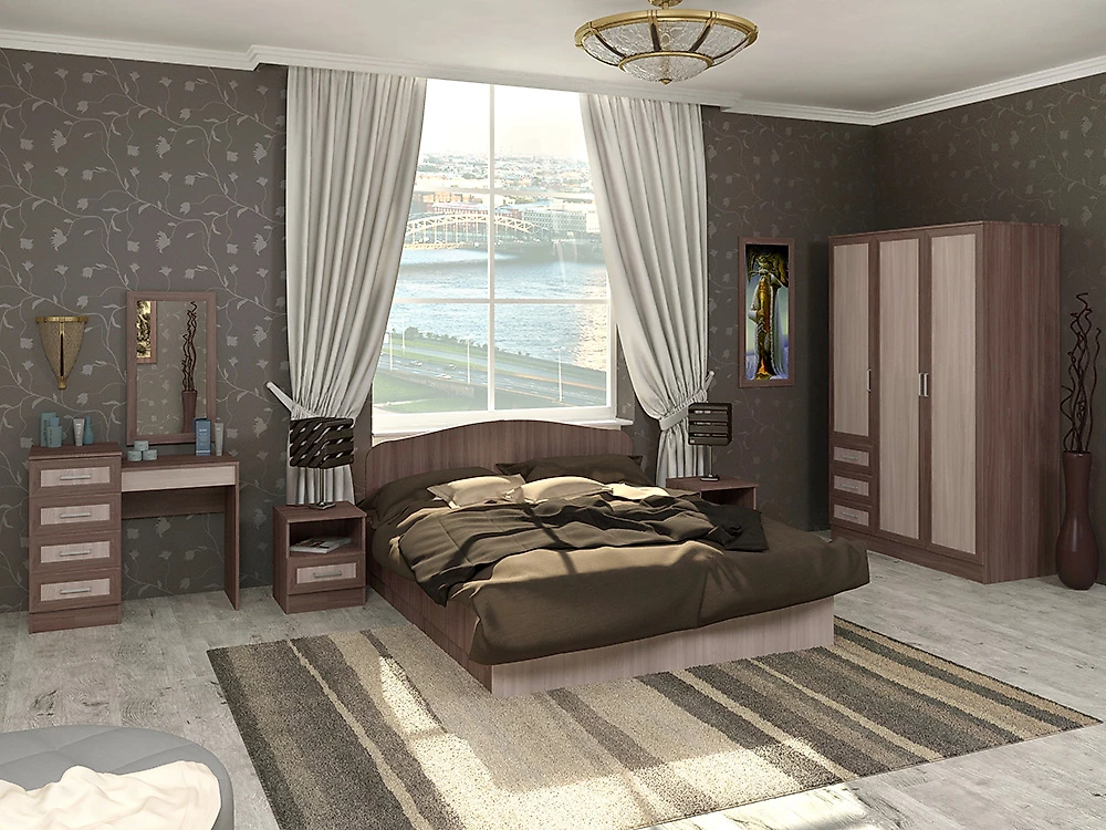 Модульная спальня  Тавла-18 М Дизайн-2