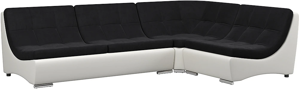 Угловой диван для офиса Монреаль-4 Нуар
