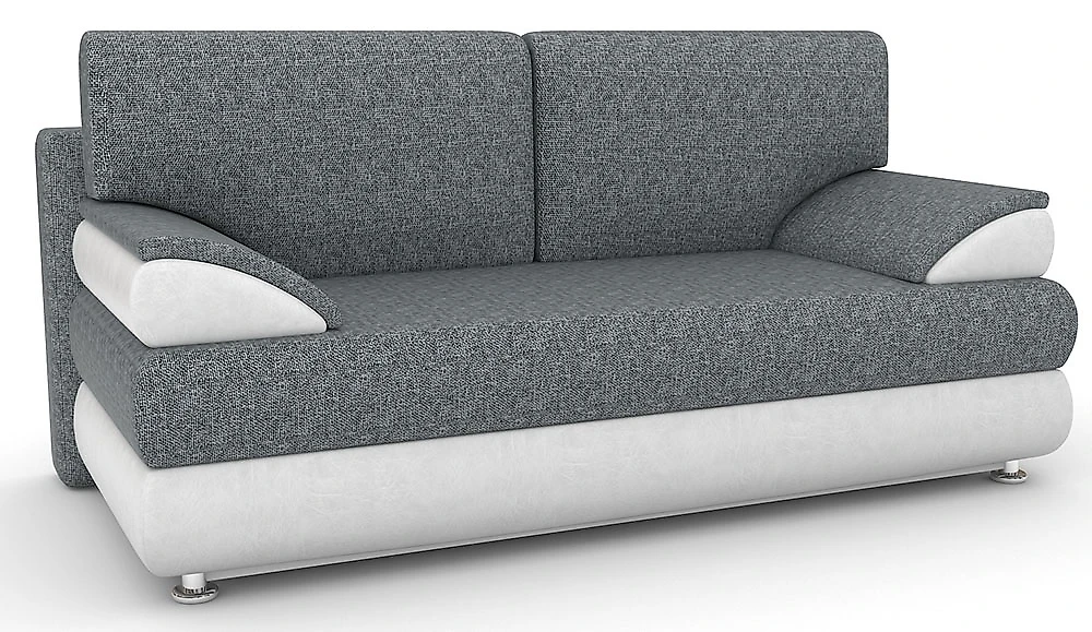 Прямой диван серого цвета Фиджи-эконом