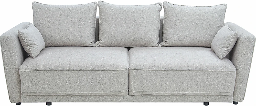 Прямой диван серого цвета Андора Дизайн 1
