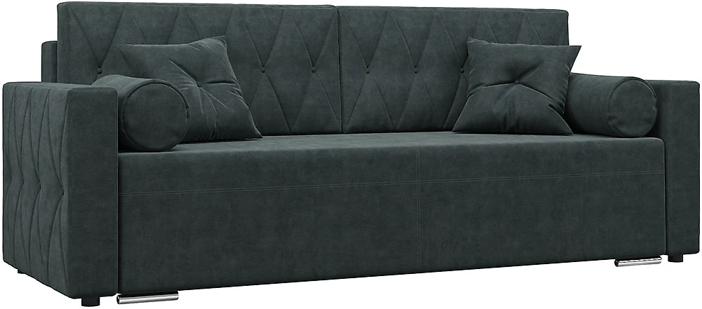 Прямой диван серого цвета Милфорд евро