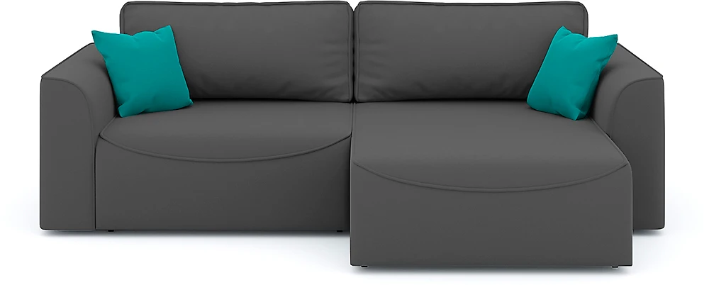 Угловой диван с подушками Рафаэль Плюш Дизайн-8