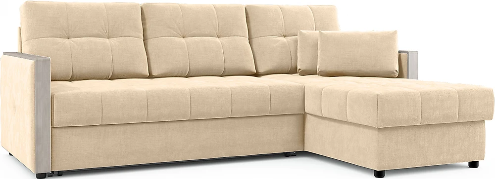 Угловой диван с ящиком для белья Мадрид Плюш Лайт