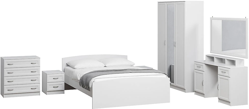 Модульная спальня  Арина-3 Белый