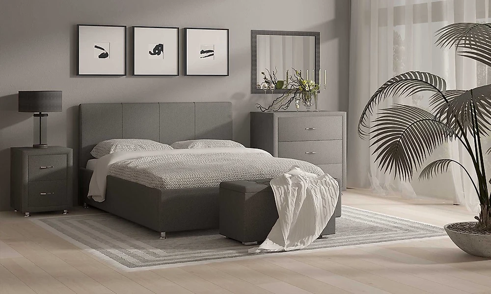 Двуспальная кровать с матрасом в комплекте Люкс (Prato-2) - Люкс 120х200 с матрасом