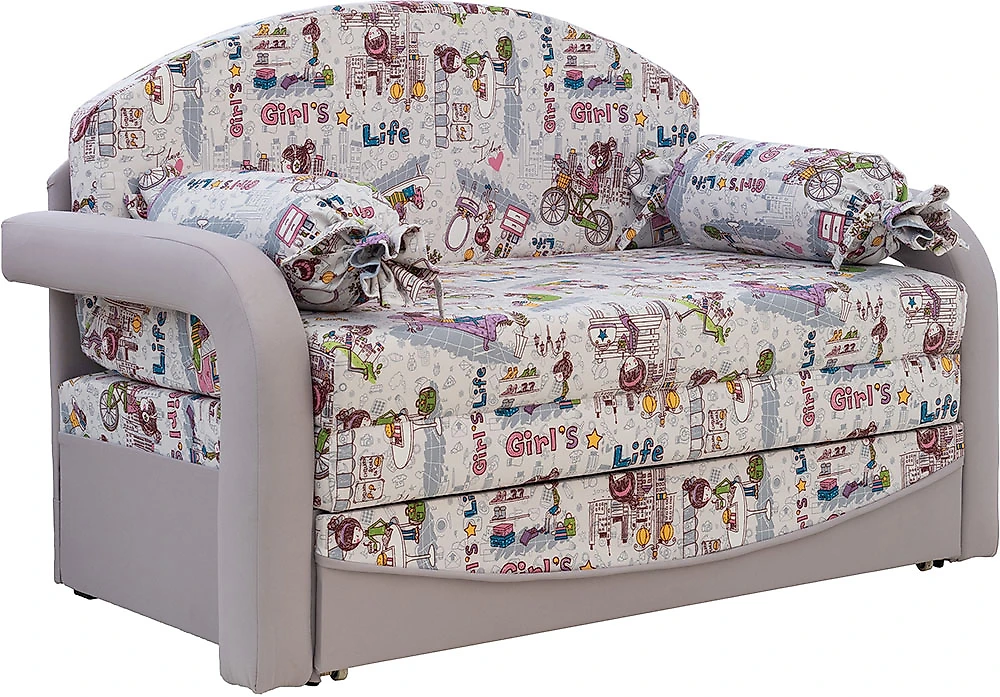 Детский диван для девочек Малыш Лайт Грей