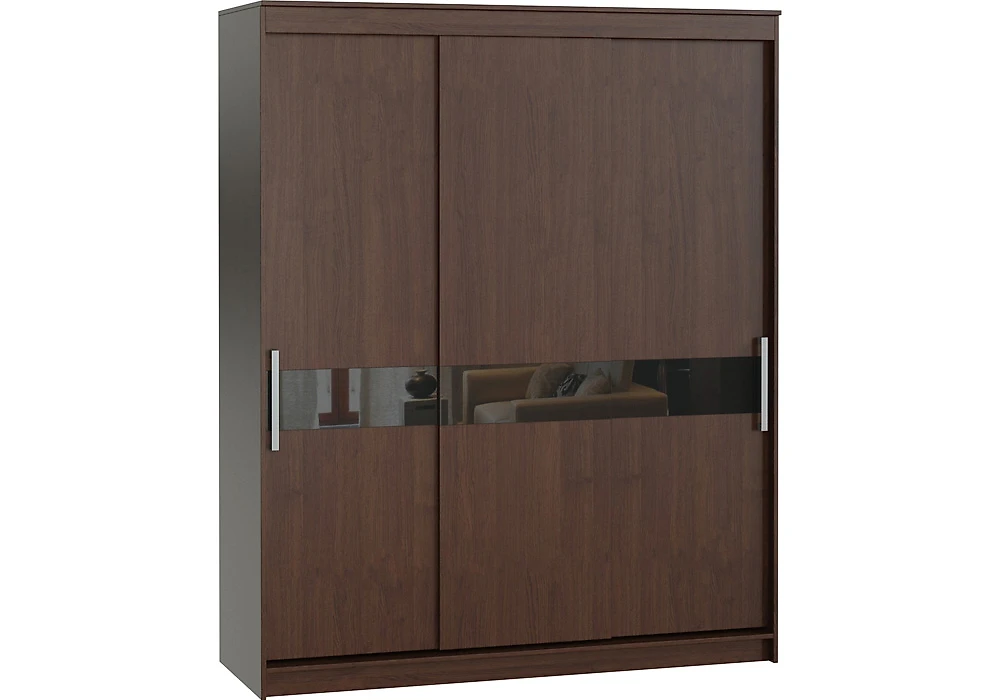Шкаф коричневого цвета Эдельвейс-М 14Ф трехдверный
