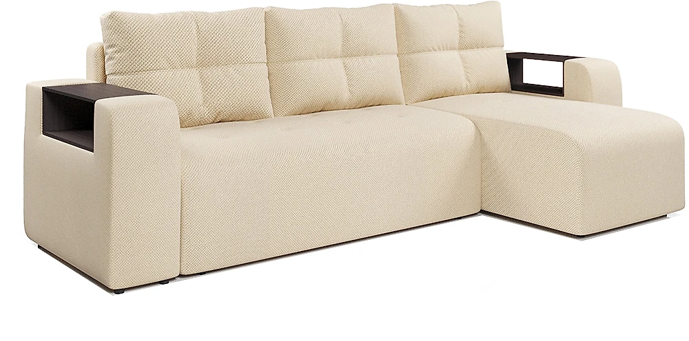 Угловой диван с левым углом Дуглас Беж