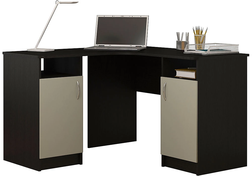 Большой компьютерный стол СПУ-3 МДФ Дизайн-2