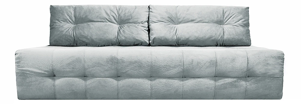 Прямой диван серого цвета Босс Мини Грей