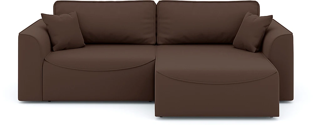 Угловой диван с подушками Рафаэль Плюш Дизайн-4