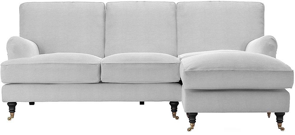 Угловой диван с левым углом Бристоль Грей