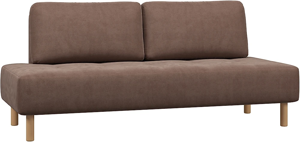 Прямой диван с пружинным блоком Ларс Какао