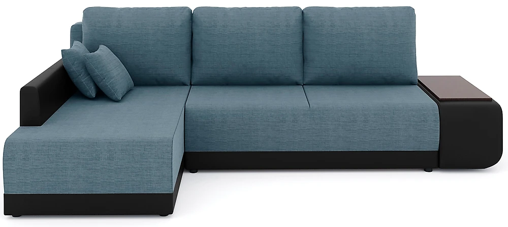 Угловой диван черно-белый Нью-Йорк Кантри Дизайн 3