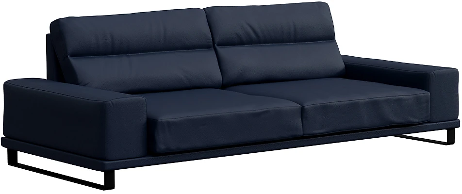 Кожаный диван Лофт кожаный Рипозо Блу