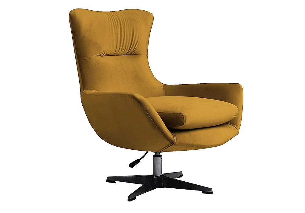 кресло желтого цвета Pearl 1 106,4