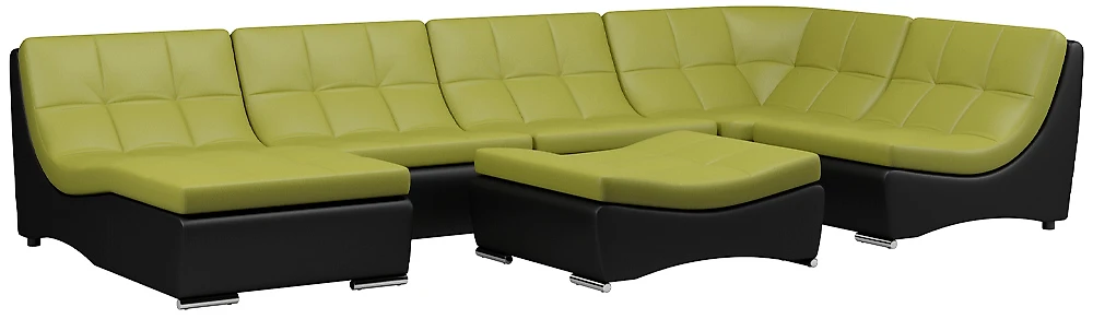 кожаный диван Монреаль-7 Дизайн 5 кожаный