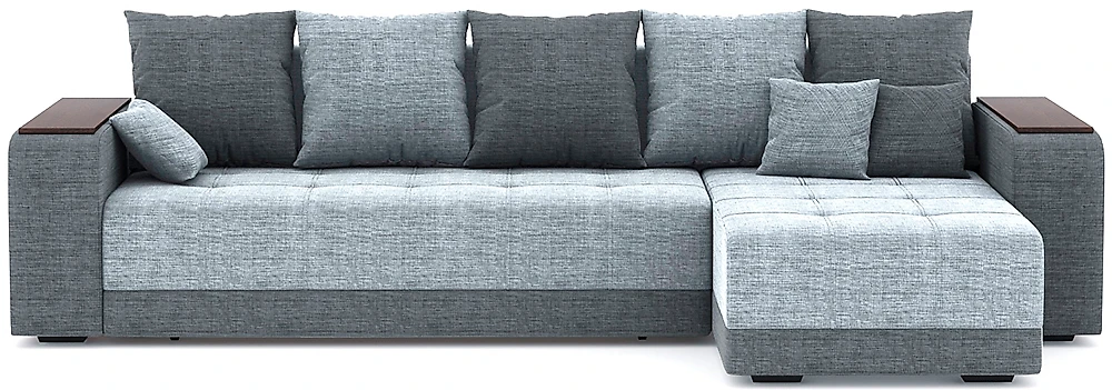 Угловой диван с подушками Дубай Кантри Дизайн-9