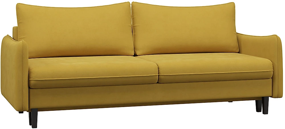 Жёлтый прямой диван Изабель Еллоу