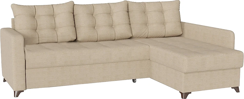 Угловой диван с левым углом Беллано (Белла) Кантри Беж