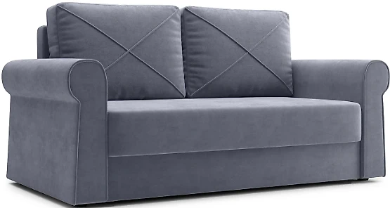 Прямой диван серого цвета Лира Дизайн 4
