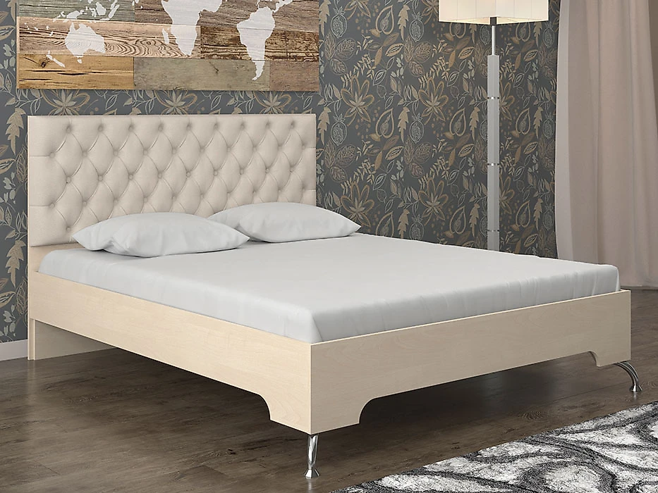 Двуспальная кровать Луиза-4 КС Дизайн-2